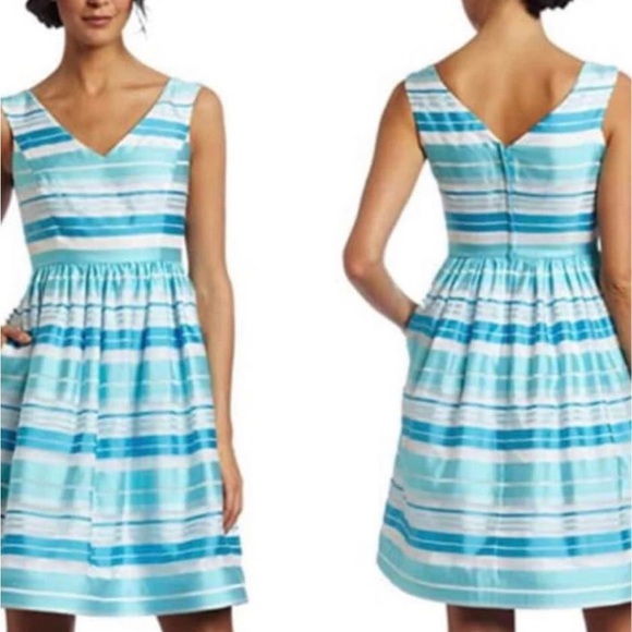 Lilly Pulitzer Blue striped dress size 6 - Picture 1 of 7